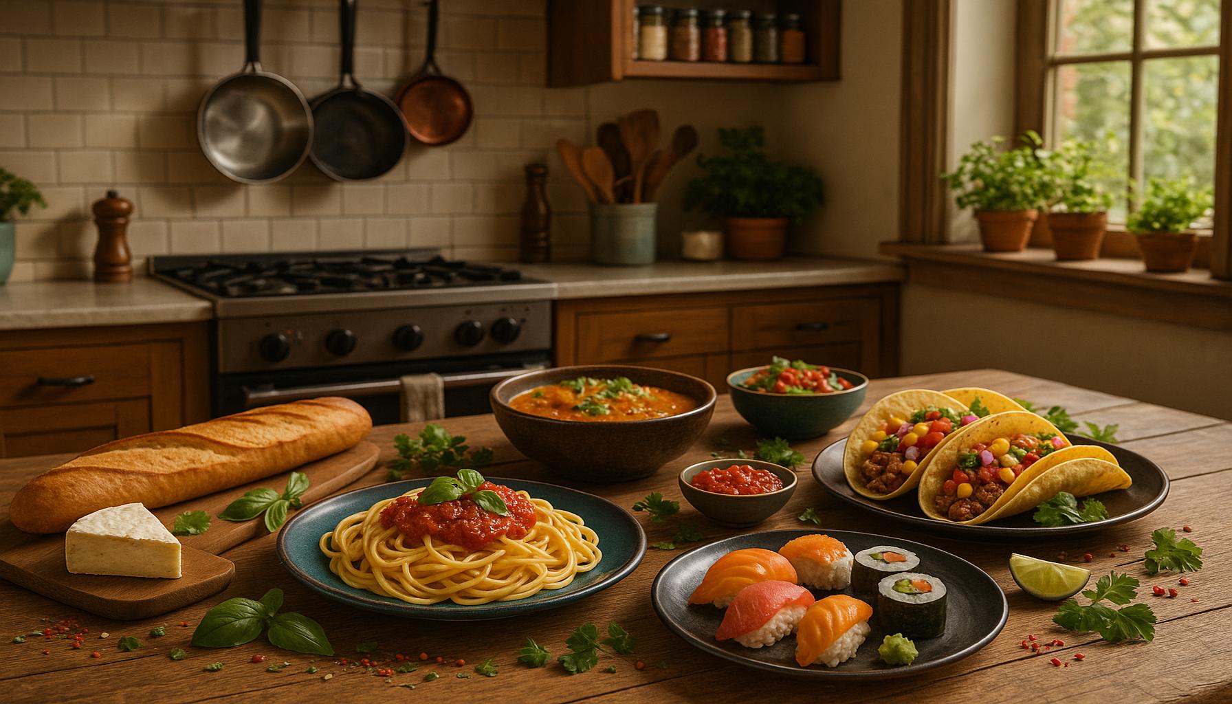 International Cuisine: Learning Traditional Recipes from Different Cultures