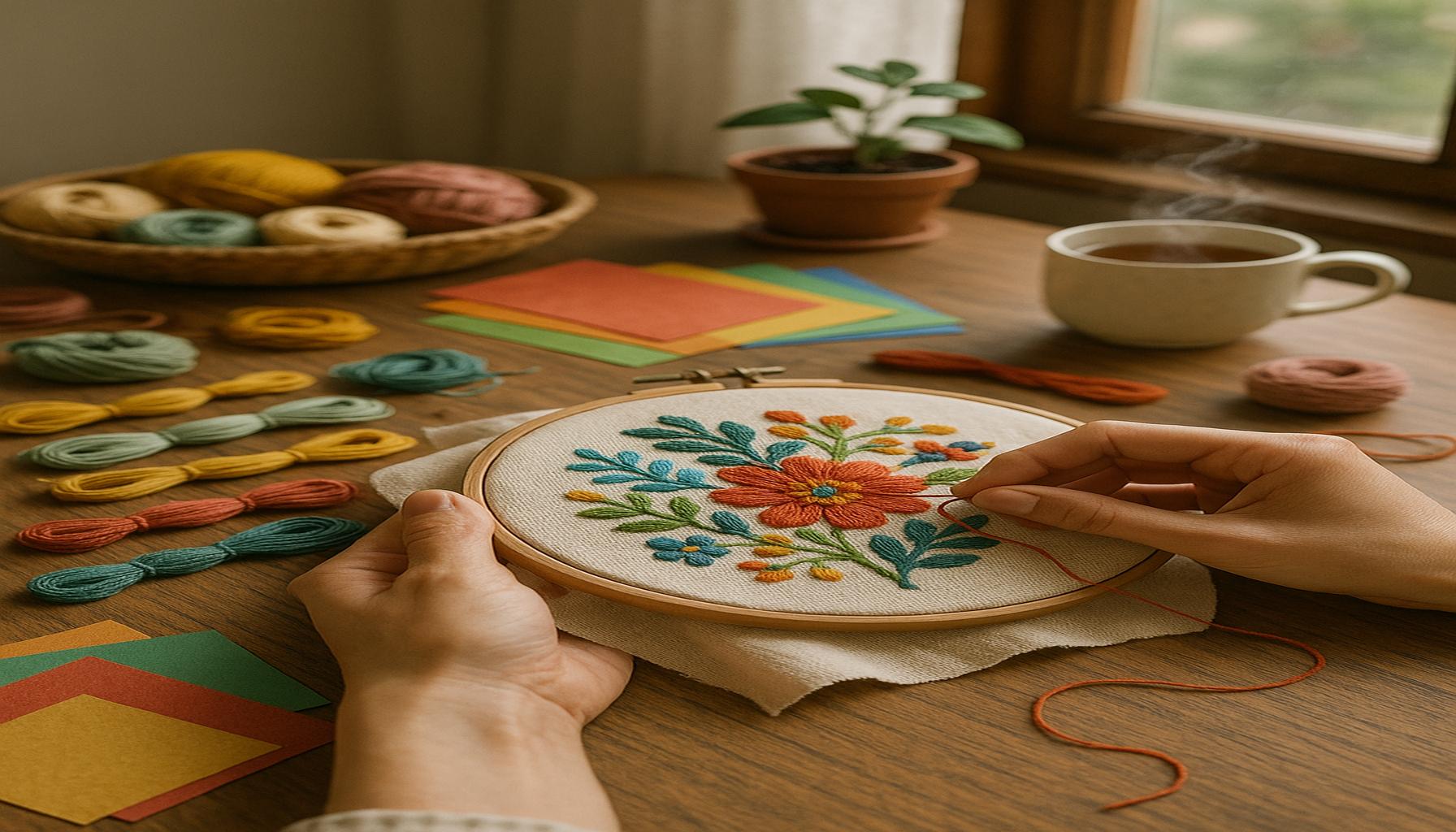 The Art of Mindful Crafting: Enhancing Focus and Presence Through Creative Expression