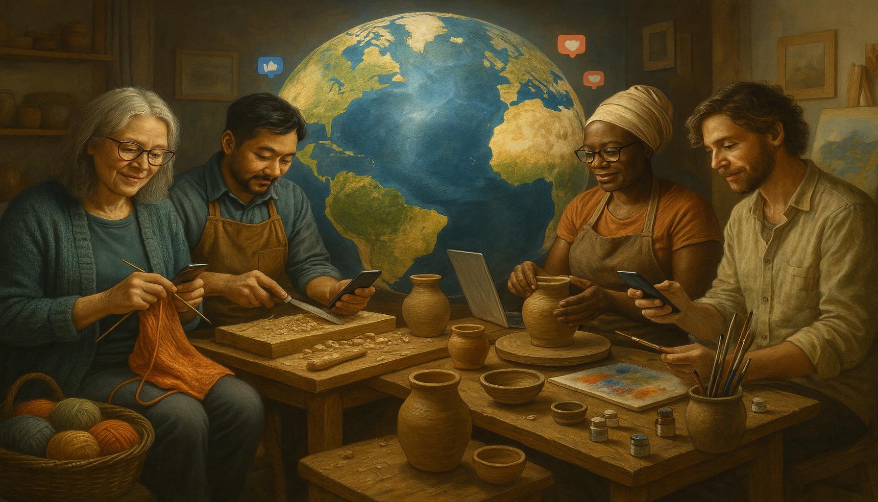 Crafting Communities: The Role of Social Media in Connecting Crafters Across the Globe