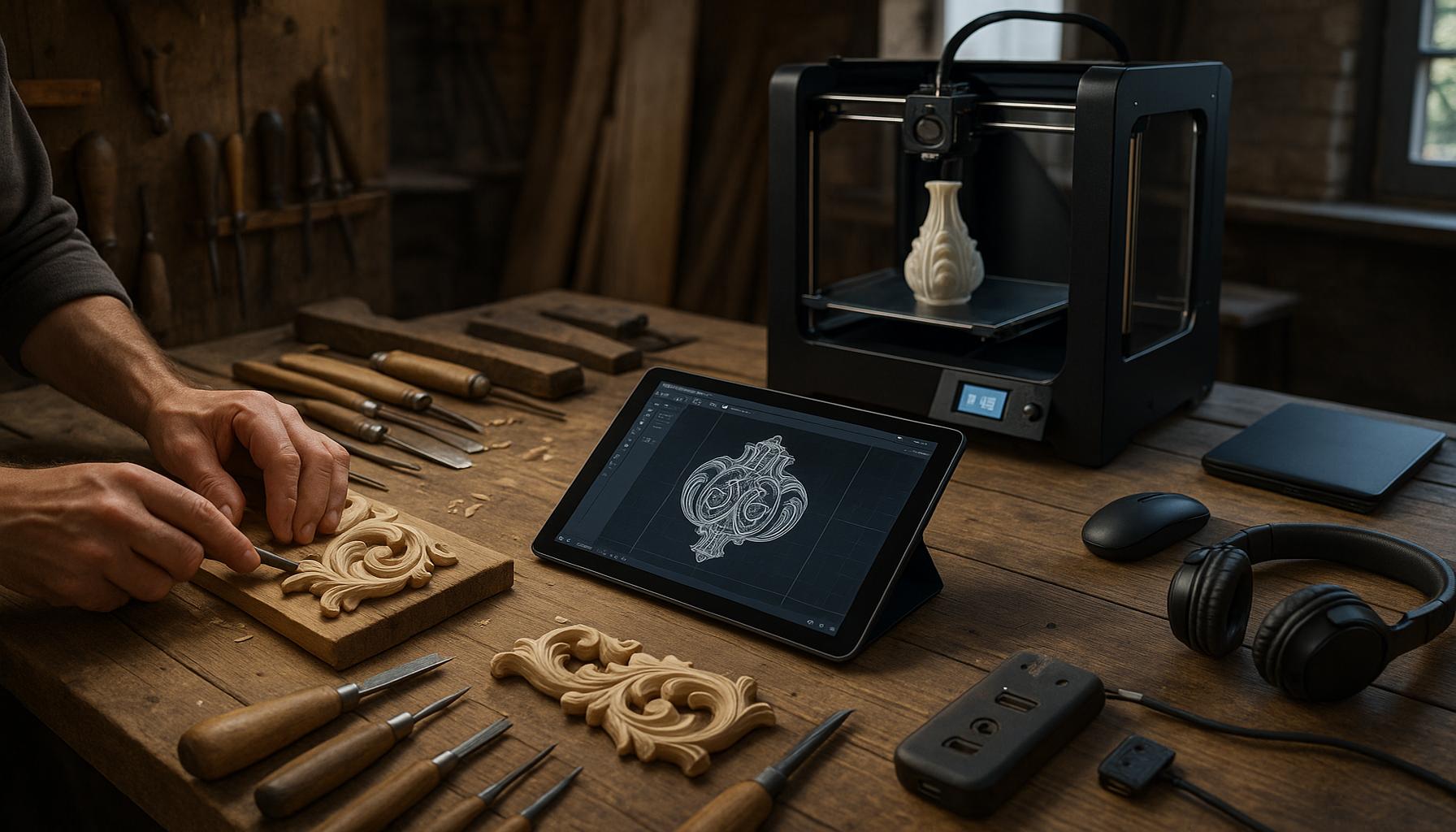 Exploring the Intersection of Crafting and Technology: How Digital Tools are Shaping Modern Artisanship