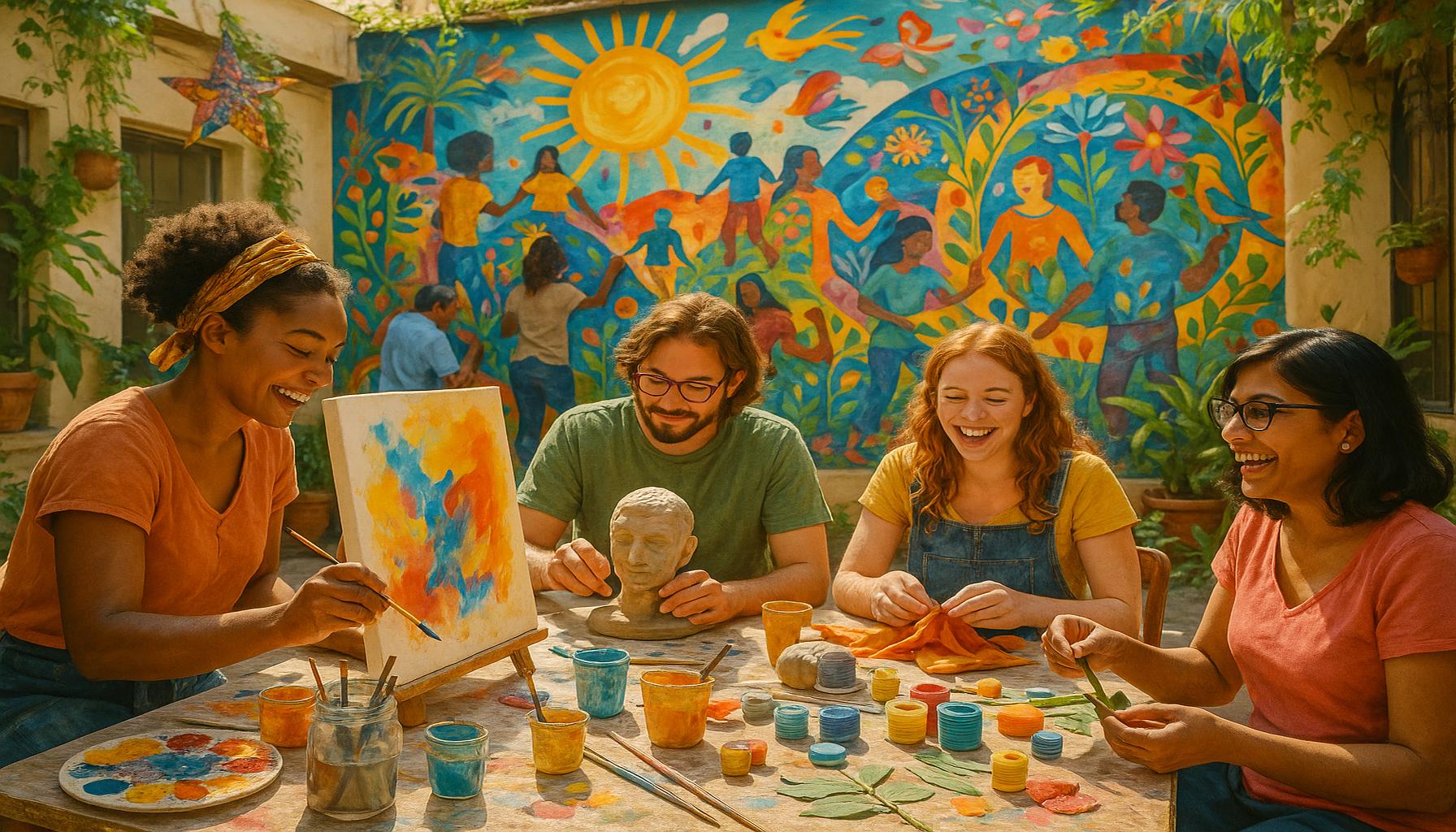 The Creation of Collaborative Art: Artistic Hobbies that Unite Communities through Creativity